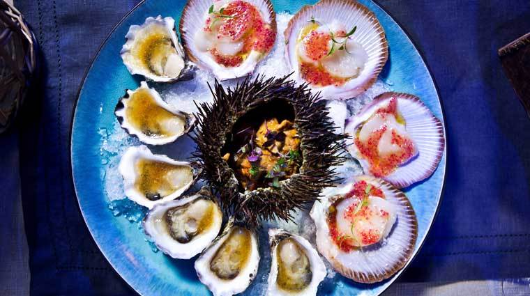 Flavours of the ocean share plate